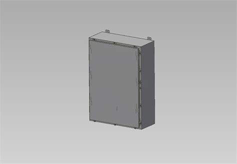 electrical enclosure 3d model 36 x 36 x 12|3d enclosure cad files.